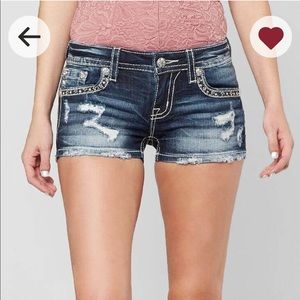 Miss Me Signature Stretch Shorts